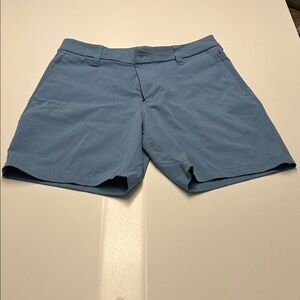 lululemon athletica Blue Men Shorts Flat Front